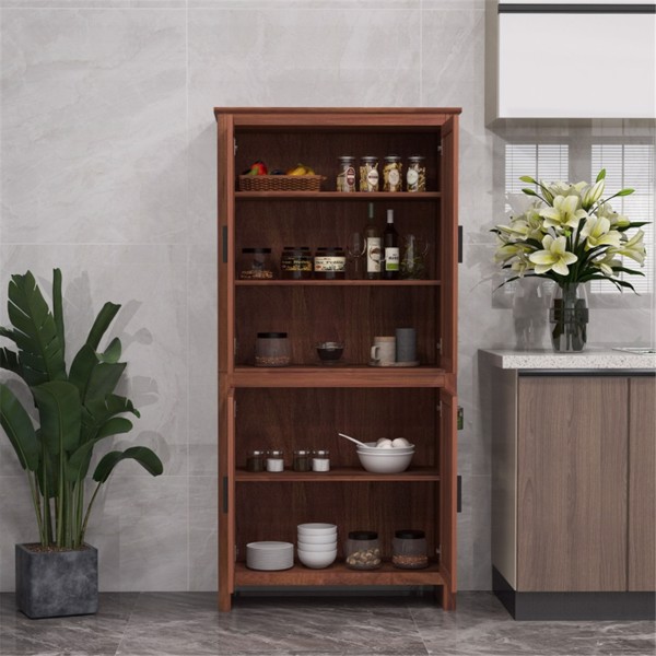 Storage Cabinet-Oak (Swiship-Ship)（Prohibited by WalMart）