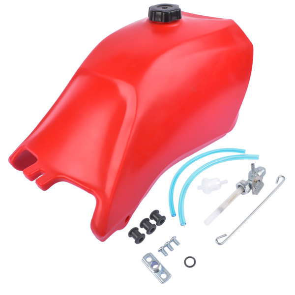 Fuel Tank Cap & Petcock Red for Honda Fourtrax TRX300 TRX300FW 1993-2000 11325-123