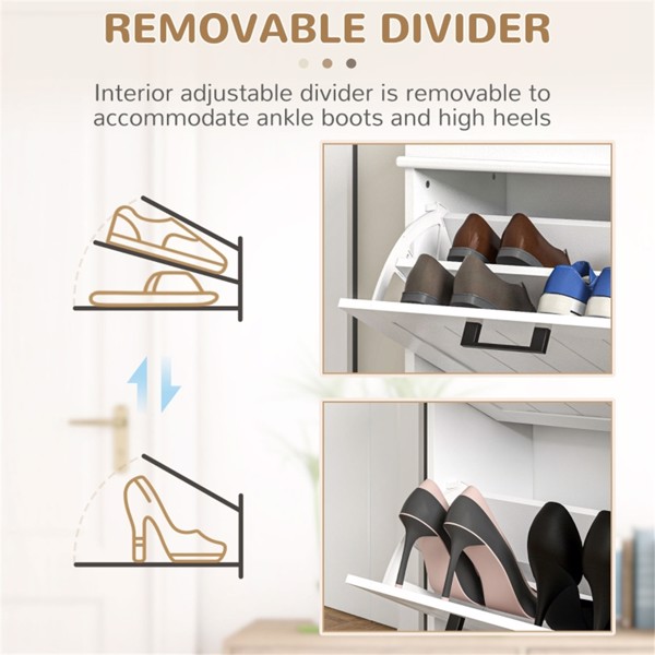 Shoe Storage Cabinet-White ( Amazon Shipping)（Prohibited by WalMart）