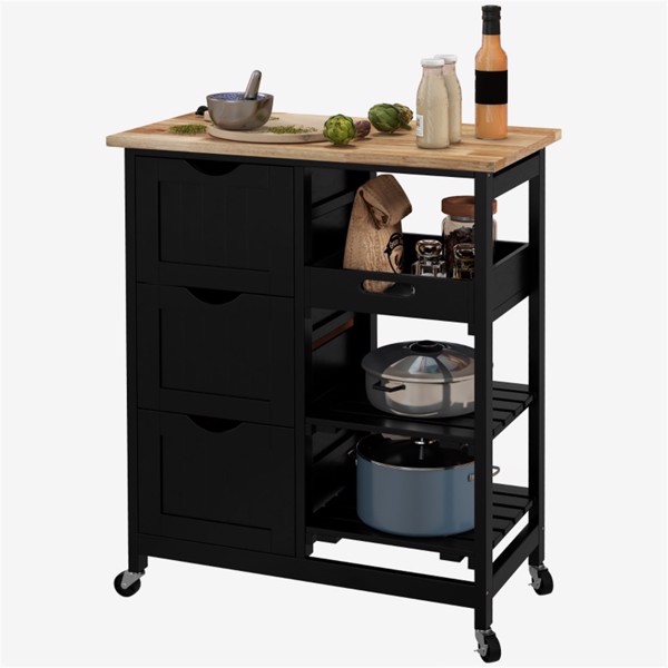 Kitchen Cart、Kitchen Storage Cabinet ( Amazon Shipping)（Prohibited by WalMart）