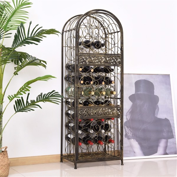 Wine Rack Cabinet (Swiship-Ship)（Prohibited by WalMart）