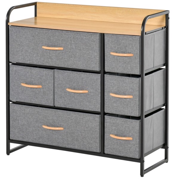 Kitchen Storage Cabinet/Fabric Cabinet-Light Grey (Swiship-Ship)（Prohibited by WalMart）