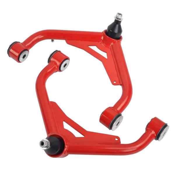 MT042018     2000-2010 Chevrolet Silverado 2-4"Front Upper Control Arms Red（Temu prohibits sales）(No support for returns without reason)（Amazon prohibits sales）