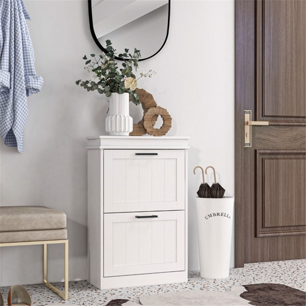 Shoe Storage Cabinet-White ( Amazon Shipping)（Prohibited by WalMart）