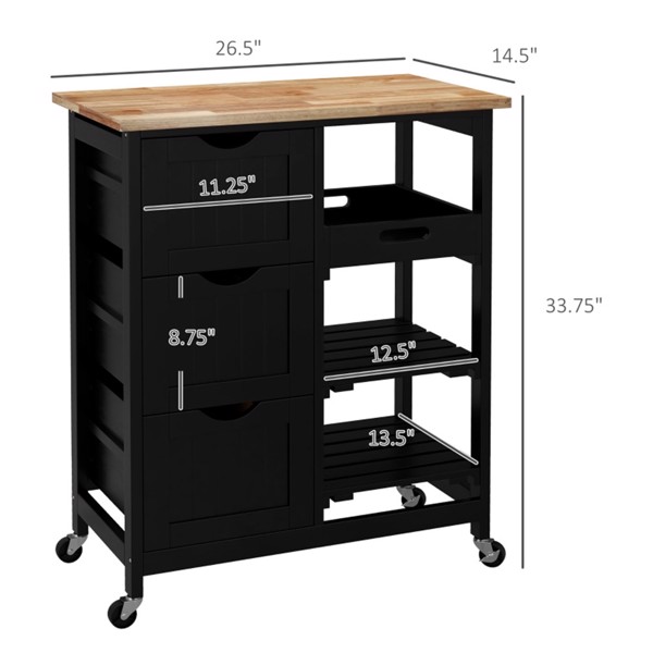 Kitchen Cart、Kitchen Storage Cabinet ( Amazon Shipping)（Prohibited by WalMart）