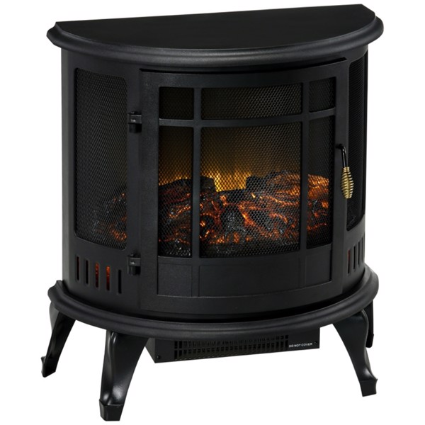 1500W 22"  Electric Fireplace,Black ( Amazon Shipping)（Prohibited by WalMart）