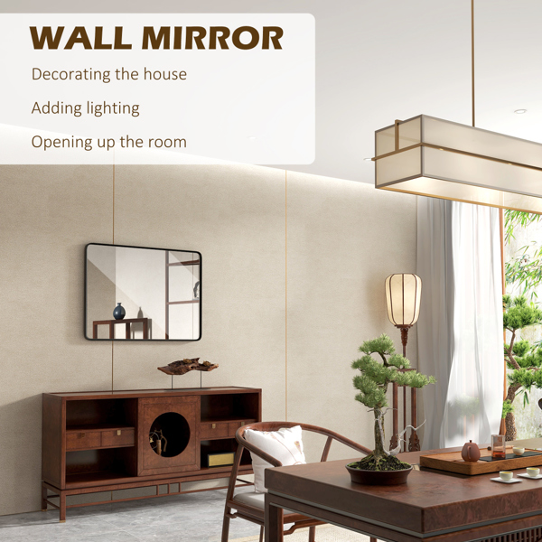 36 x 24 Inch Wall Mirror (Swiship-Ship)（Prohibited by WalMart）