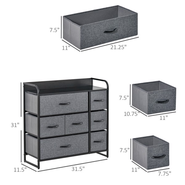 Kitchen Storage Cabinet/Fabric Cabinet (Swiship-Ship)（Prohibited by WalMart）
