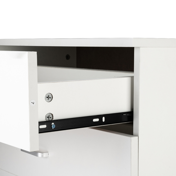 [FCH] Modern Simple 3-Drawer Dresser White