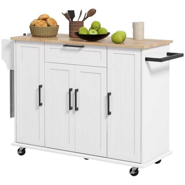 Kitchen Cart/Storage cabinet (Swiship-Ship)（Prohibited by WalMart）