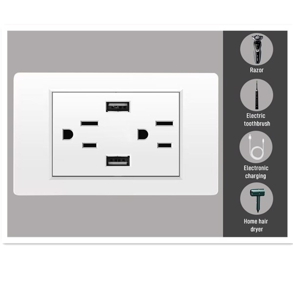 [FCH] LED Bathroom Wall Cabinet, Double Door Bathroom Mirror Cabinet, Black