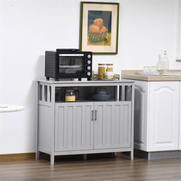 Kitchen Cabinet-Gray (Swiship-Ship)（Prohibited by WalMart）