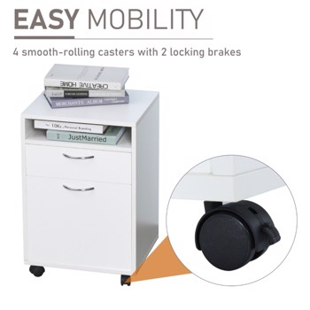 File Cabinet/ Storage cabinet-White (Swiship-Ship)（Prohibited by WalMart）