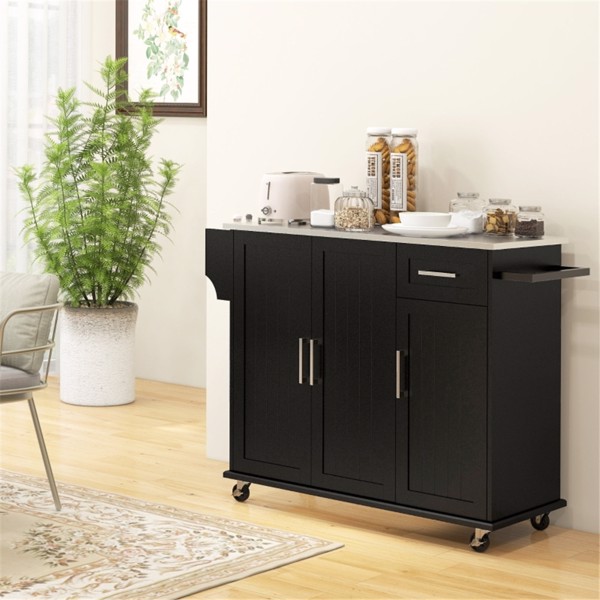 Kitchen Island/Storage cabinet ( Amazon Shipping)（Prohibited by WalMart）