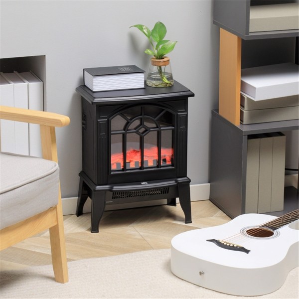 750W/1500W 18 inch Electric Fireplace Heater-black ( Amazon Shipping)（Prohibited by WalMart）