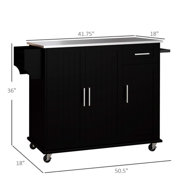 Kitchen Island/Storage cabinet ( Amazon Shipping)（Prohibited by WalMart）