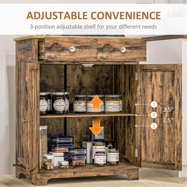 Kitchen Storage Cabinet (Swiship-Ship)（Prohibited by WalMart）