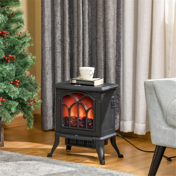 750W/1500W 17 inch Electric Fireplace Heater ( Amazon Shipping)（Prohibited by WalMart）