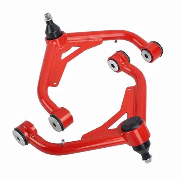 MT042018     2000-2010 Chevrolet Silverado 2-4"Front Upper Control Arms Red（Temu prohibits sales）(No support for returns without reason)（Amazon prohibits sales）