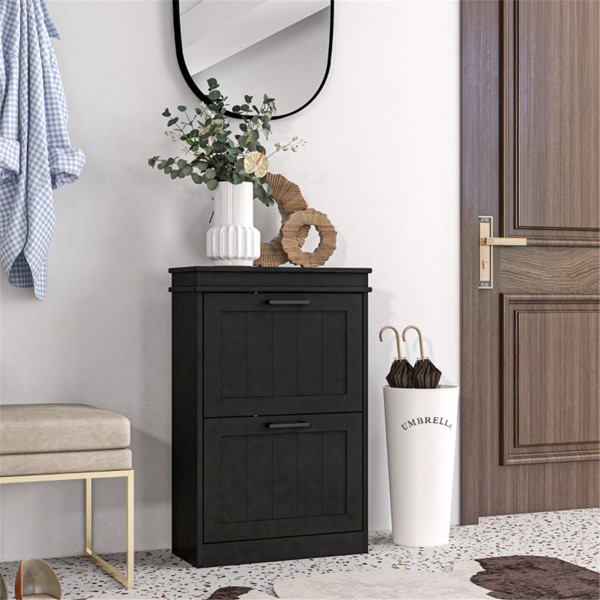 Shoe Storage Cabinet-Black ( Amazon Shipping)（Prohibited by WalMart）