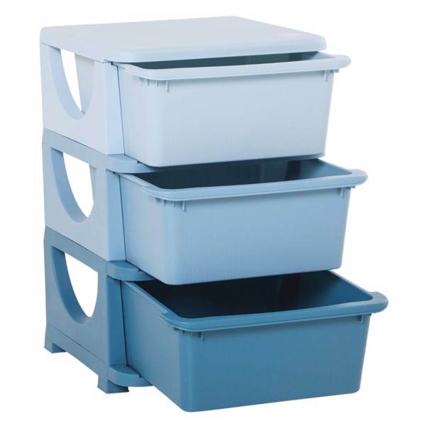 Kids Storage Unit Dresser-Blue (Swiship-Ship)（Prohibited by WalMart）