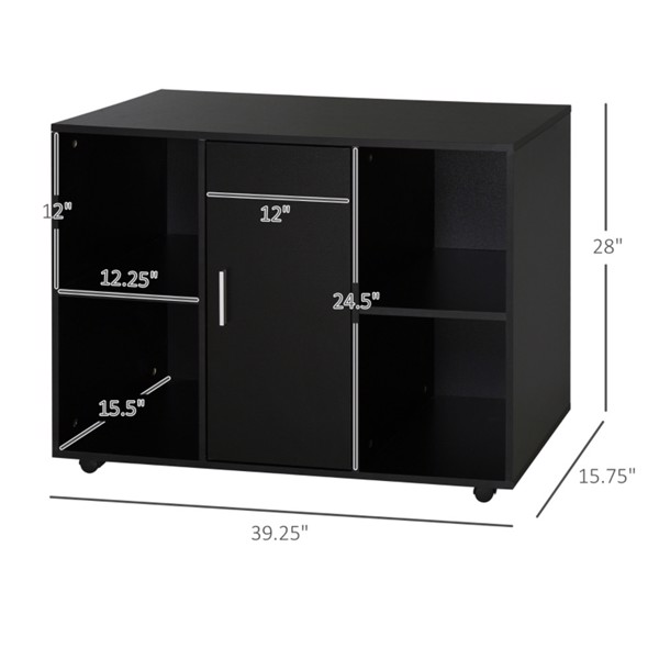 File Cabinet/ Storage cabinet-Black ( Amazon Shipping)（Prohibited by WalMart）