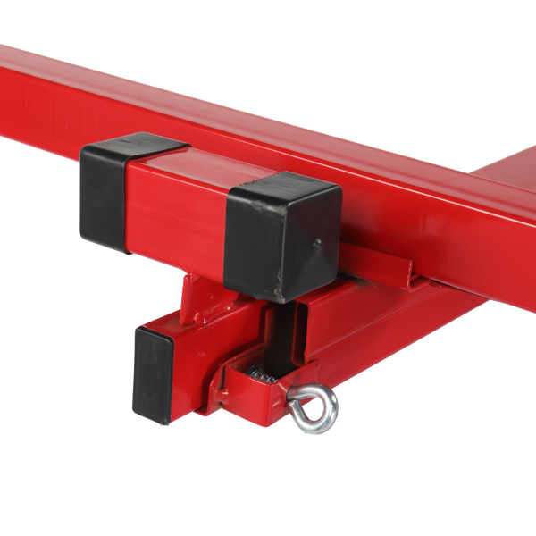 16FT Drywall Lifter Panel Hoist Dry Wall Rolling Caster Lifter Construction Tool 150LB Heavy Duty Sheetrock Hoist Holder Red 