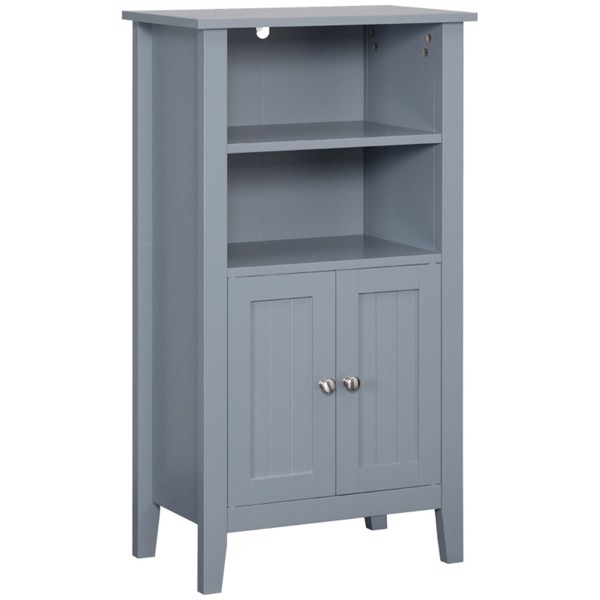 Bathroom Storage Cabinet-Dark Grey (Swiship-Ship)（Prohibited by WalMart）