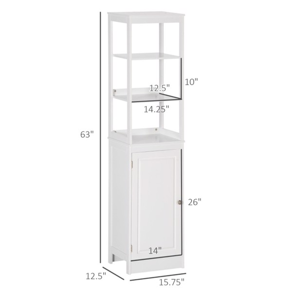 Bathroom Storage Cabinet-White ( Amazon Shipping)（Prohibited by WalMart）