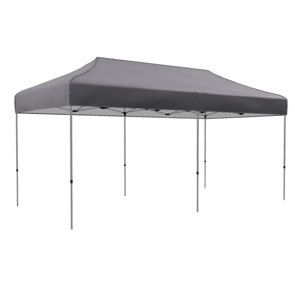 Pop Up Canopy Tent-Gray (Swiship-Ship)（Prohibited by WalMart）