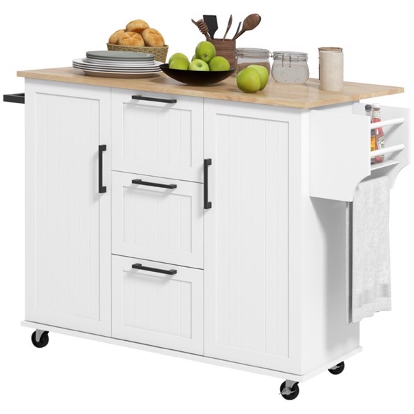 Kitchen Cart/Storage cabinet (Swiship-Ship)（Prohibited by WalMart）