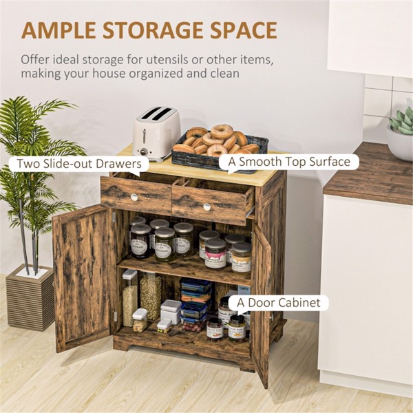 Kitchen Storage Cabinet (Swiship-Ship)（Prohibited by WalMart）