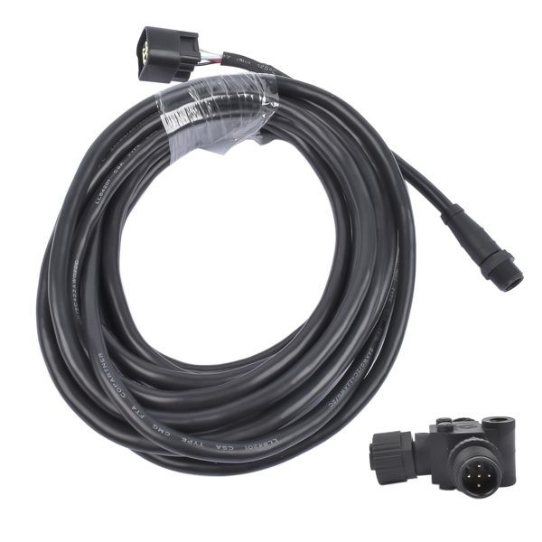 Engine Interface Cable w/ "T" 4Pin Data Connector 6 Meter For Yamaha NMEA 2000 2006-2023 000-0120-37 