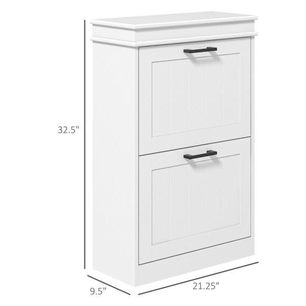 Shoe Storage Cabinet-White ( Amazon Shipping)（Prohibited by WalMart）