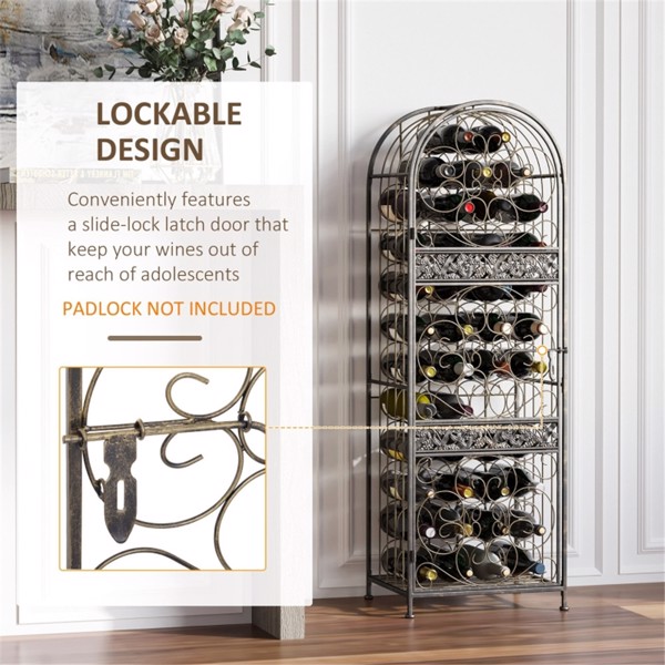 Wine Rack Cabinet (Swiship-Ship)（Prohibited by WalMart）