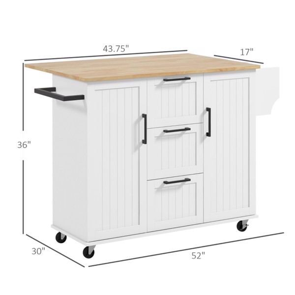 Kitchen Cart/Storage cabinet (Swiship-Ship)（Prohibited by WalMart）