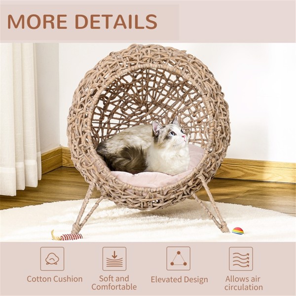 Cat Bed/Cat House -Beige (Swiship-Ship)（Prohibited by WalMart）