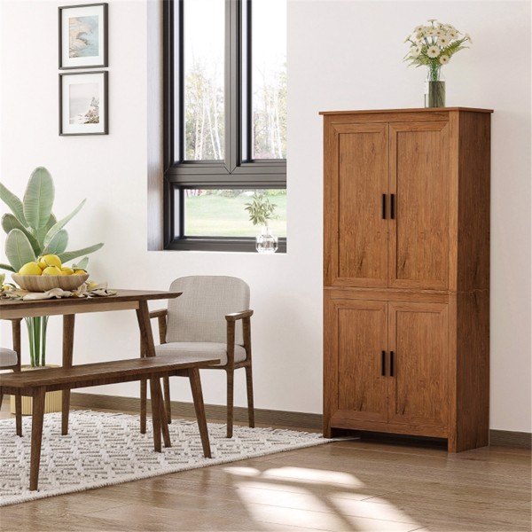 Storage Cabinet-Oak ( Amazon Shipping)（Prohibited by WalMart）