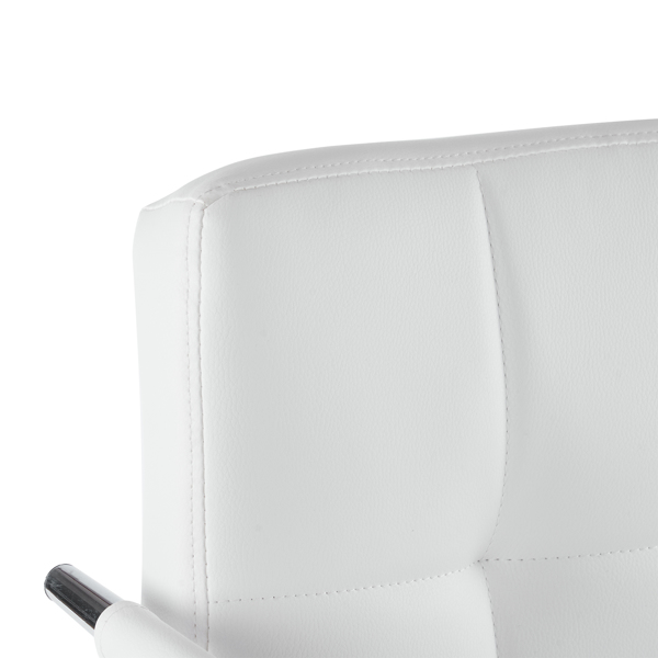 2pcs 60-80cm 6 Checks Round Cushion  Armrest Bar Stool White