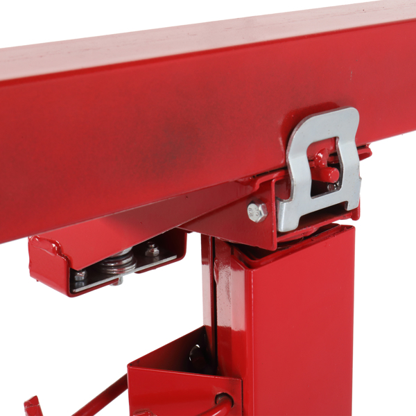 11FT Drywall Lifter Panel Hoist Dry Wall Rolling Caster Lifter Construction Tool 150LB Heavy Duty Sheetrock Hoist Holder Red