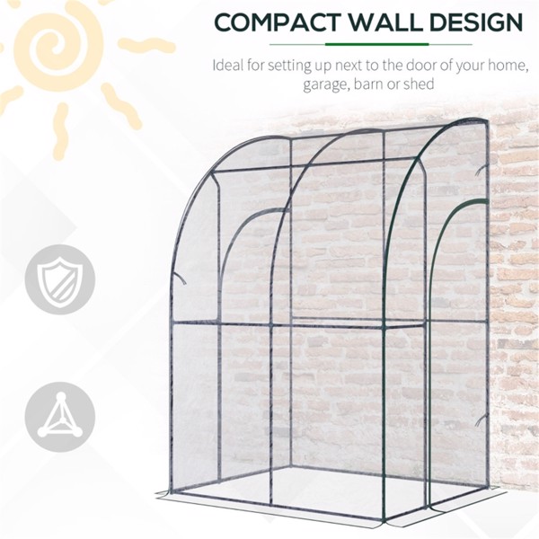 Walk-in Greenhouse-Green and Clear (Swiship-Ship)（Prohibited by WalMart）