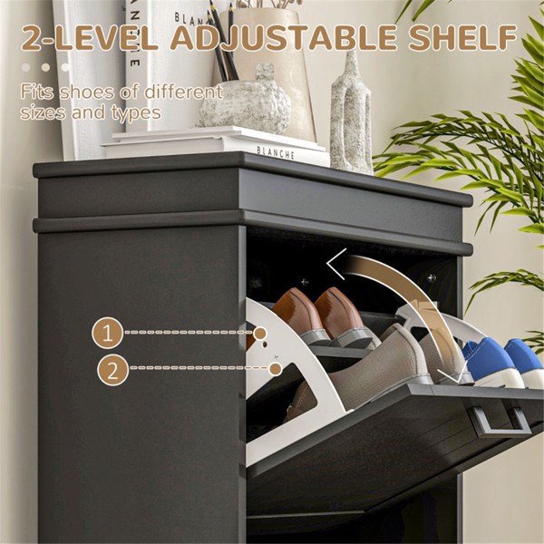 Shoe Storage Cabinet-Black ( Amazon Shipping)（Prohibited by WalMart）