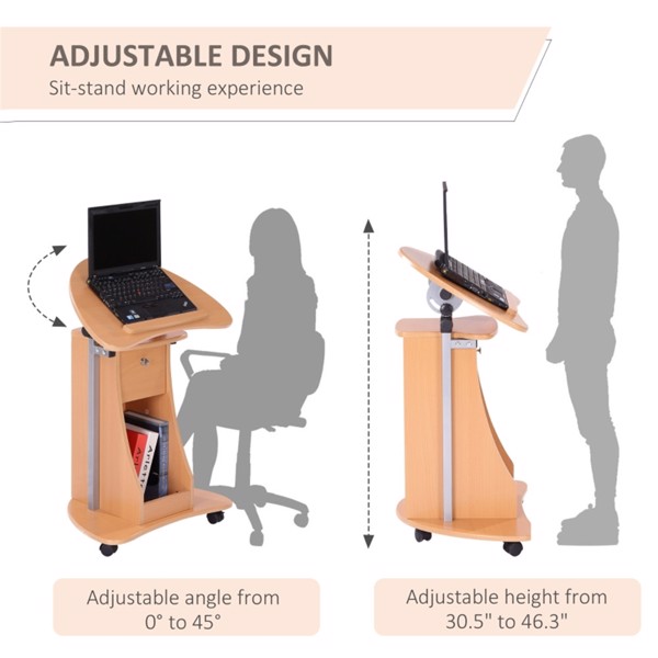 Mobile Laptop Cart (Swiship-Ship)（Prohibited by WalMart）