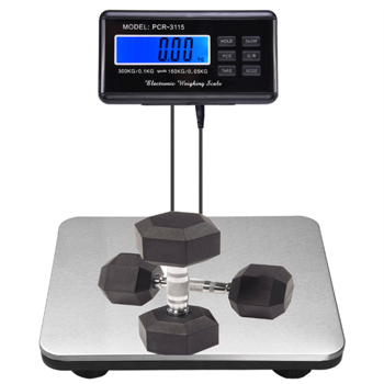 660lbs 300kg /100g Lcd Display Industrial Digital Weighing Postal Scale,Multifunction Easy Installation For  Post Office,Warehouse,Food Industry,Factory,Express Company,Supermarket,Wholesale Market
