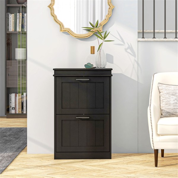 Shoe Storage Cabinet-Black ( Amazon Shipping)（Prohibited by WalMart）