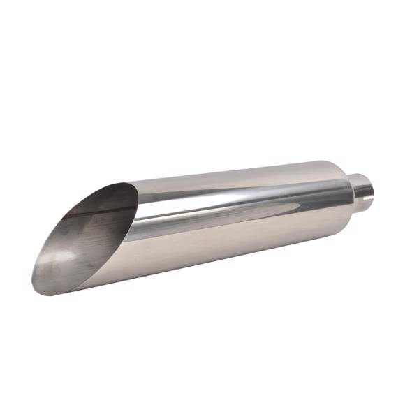 Silver Straight Exhaust Tip 5"-7" MT032003（Temu prohibits sales）(No support for returns without reason)（Amazon prohibits sales）