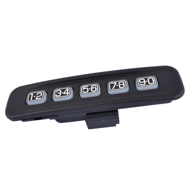 Black Left Driver Side Door Keyless Entry Number Keypad for Ford F-250 F-350 F-450 F-550 Super Duty 2004-2010, Lincoln LS 8L8Z14A626AA 8L8Z-14A626-AA