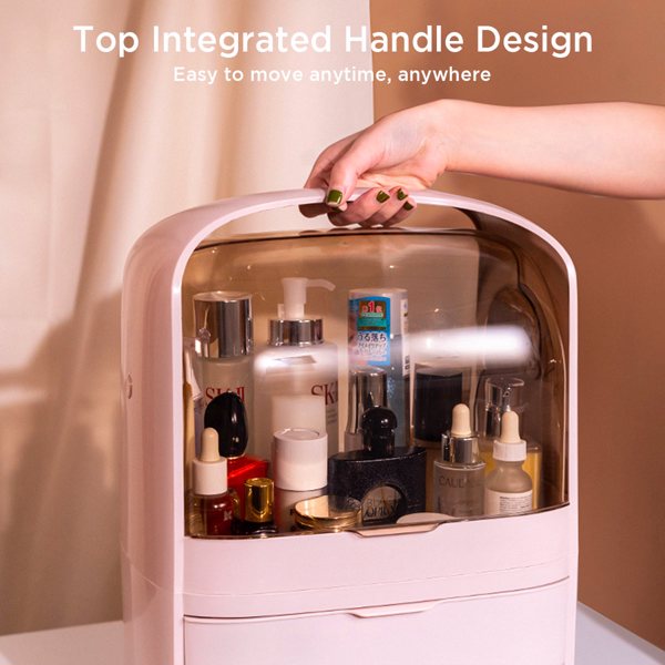 Joybos® Modern Makeup Storage Box With Drawer Pink