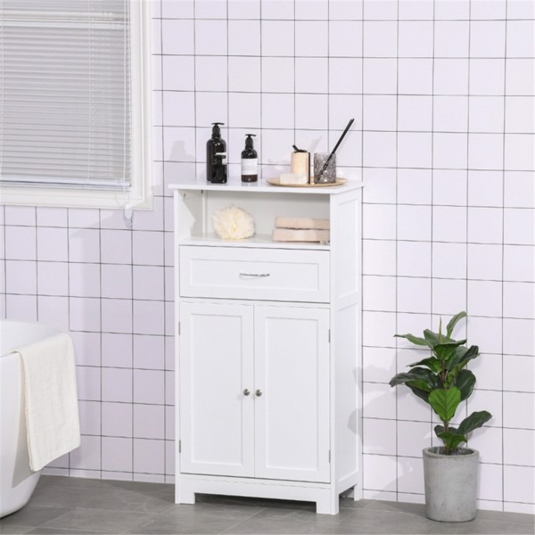 Bathroom Cabinet with 2 Doors and Shelf Bathroom Vanity black-AS	 (Swiship-Ship)（Prohibited by WalMart）