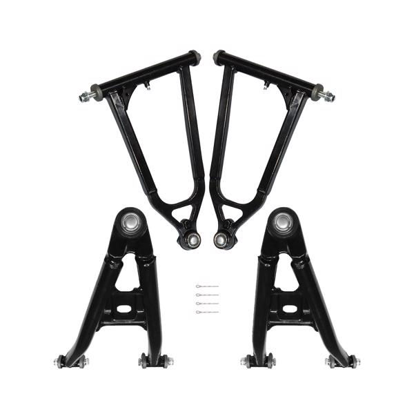 MT042041  06-09 Yamaha RaptorUpper + Lower A-Arm Front Left And Right Fits YFM700R Black（Temu prohibits sales）(No support for returns without reason)（Amazon prohibits sales）